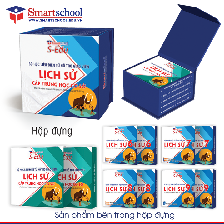 Bộ học liệu điện tử hỗ trợ giáo viên Lịch Sử cấp Trung học cơ sở