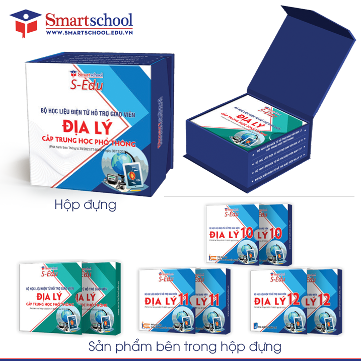 Bộ học liệu điện tử hỗ trợ giáo viên Địa lý cấp Trung học phổ thông